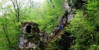 Roodkhan Castle in the ancient Persian Empire